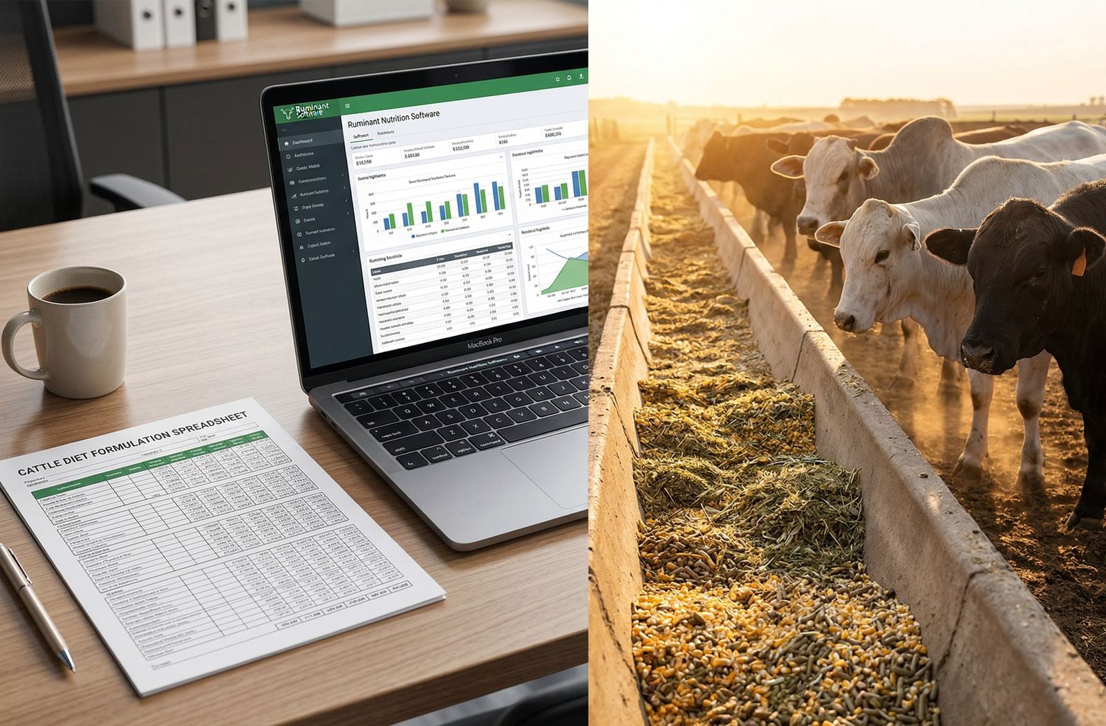 Formulação vs cocho