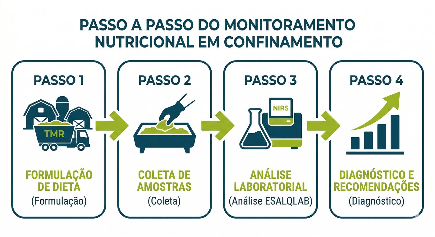 Passo a passo do monitoramento nutricional
